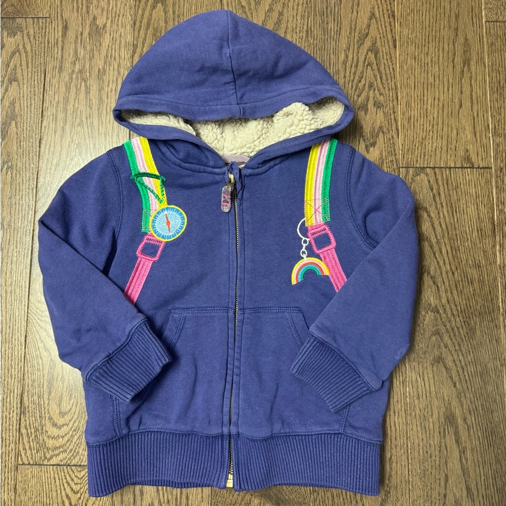 Mini Boden backpack hoodie size 2/3